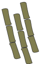 Single Bamboo Stalk Illustration